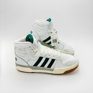 Size 10 - adidas Entrap Mid 'White Collegiate Green’ Men’s Basketball Shoe